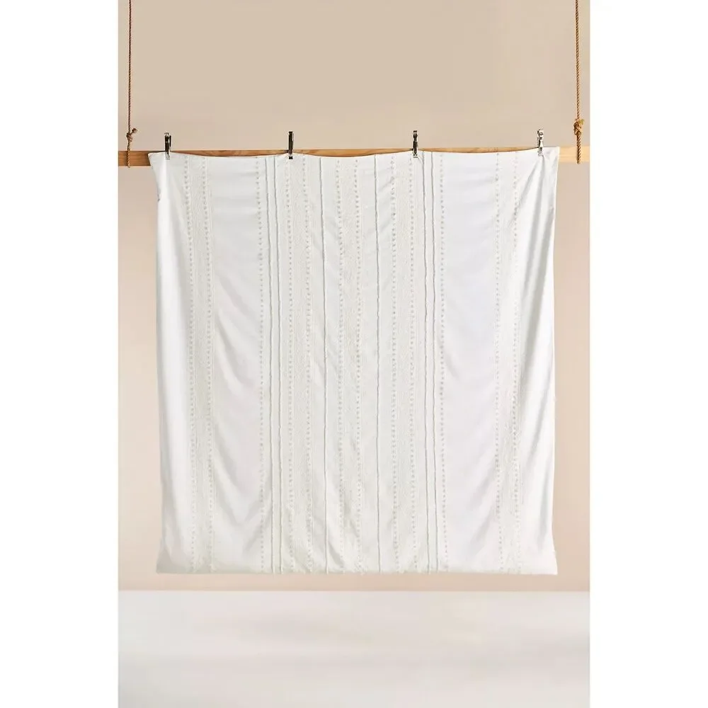 New Anthropologie Embroidered Livia Duvet Cover size Twin